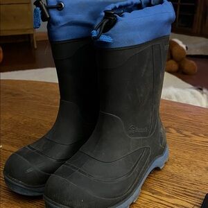 Kamik kids Navy and Blue Winter Boots size 3